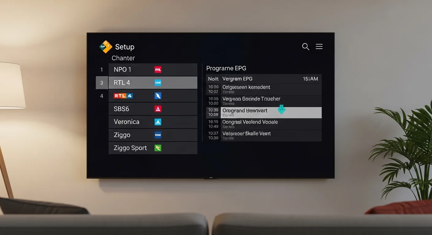 Amiko Mira X 4200 IPTV interface